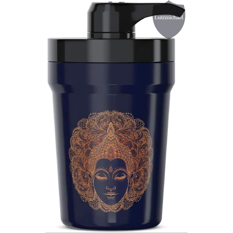 Bungalow Rose Portable Hand Sanitizer Dispenser For Car Cup Holders, 1